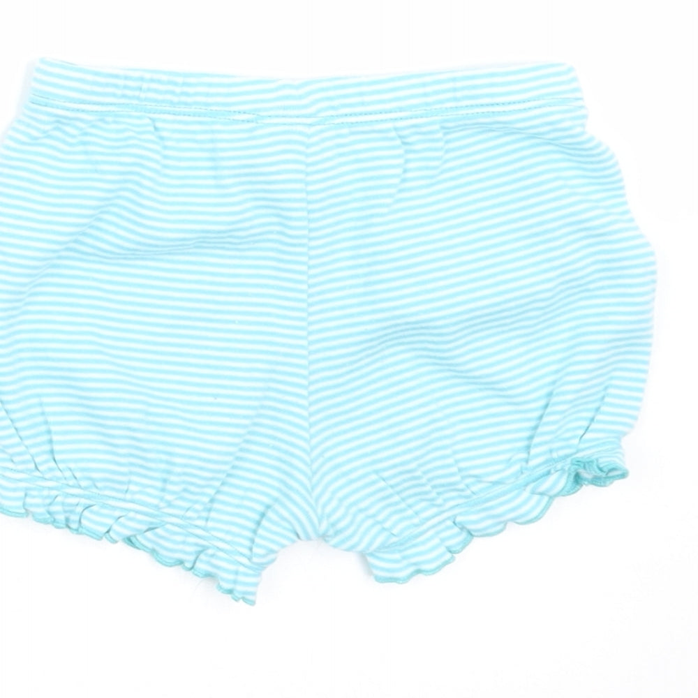 Carter's Baby Blue Striped Trousers Size 12 Months - shorts