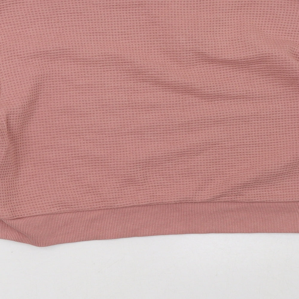 H&M Womens Pink Pullover Sweatshirt Size XS