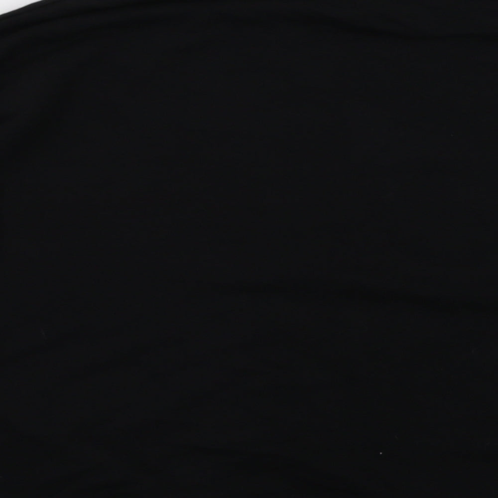 New Look Womens Black Pullover Sweatshirt Size L