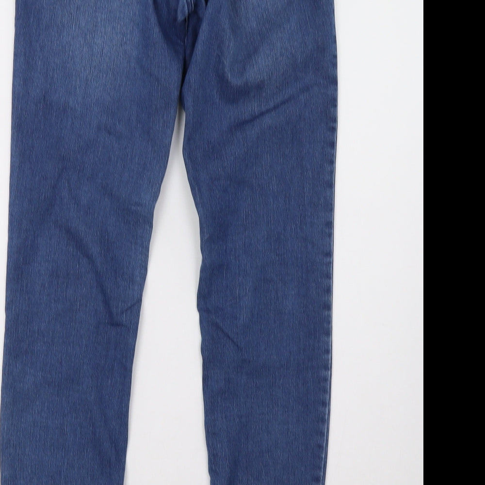 H&M Womens Blue Jegging Trousers Size 10 L32 in