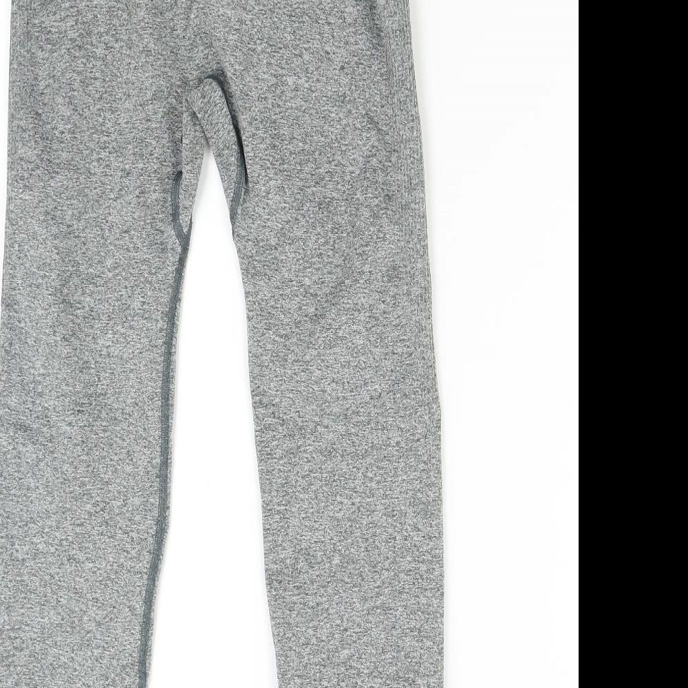 Next Womens Grey Compression Leggings Size L L25 in