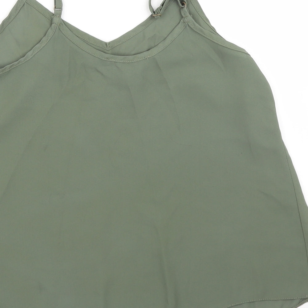 Primark Womens Green Basic Blouse Size 6