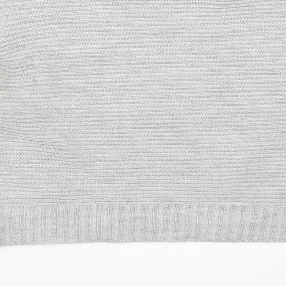 PRETTYLITTLETHING Womens Grey Pullover Jumper Size 16