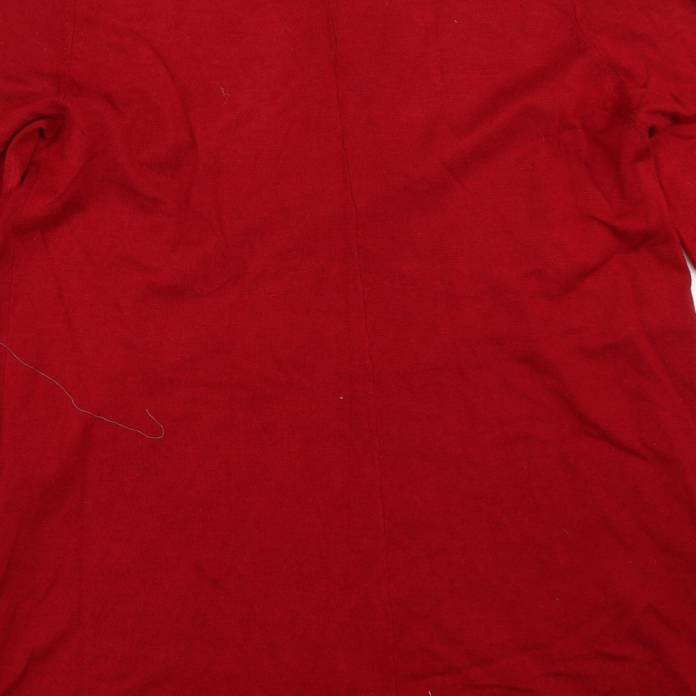 Bonmarché Womens Red Pullover Jumper Size S