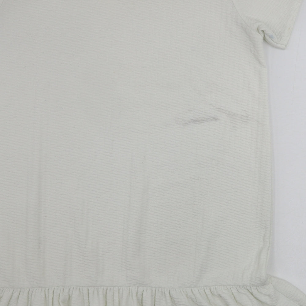 Atmosphere Womens White A-Line Size 16