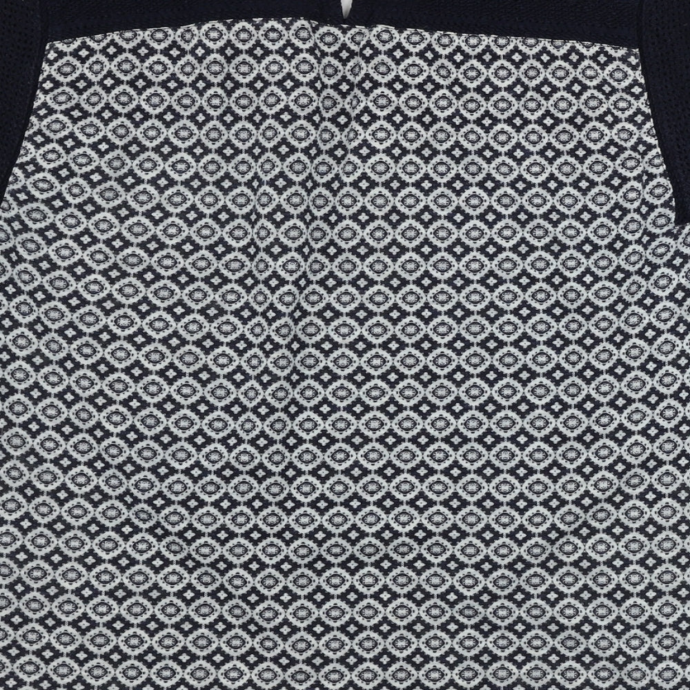 Marks & Spencer Womens Grey Geometric Basic Tank Size 10