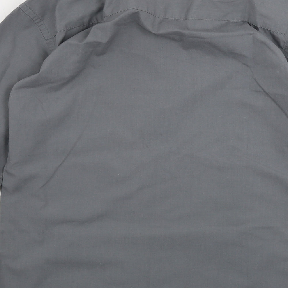 NEXT Mens Grey Dress Shirt Size 14