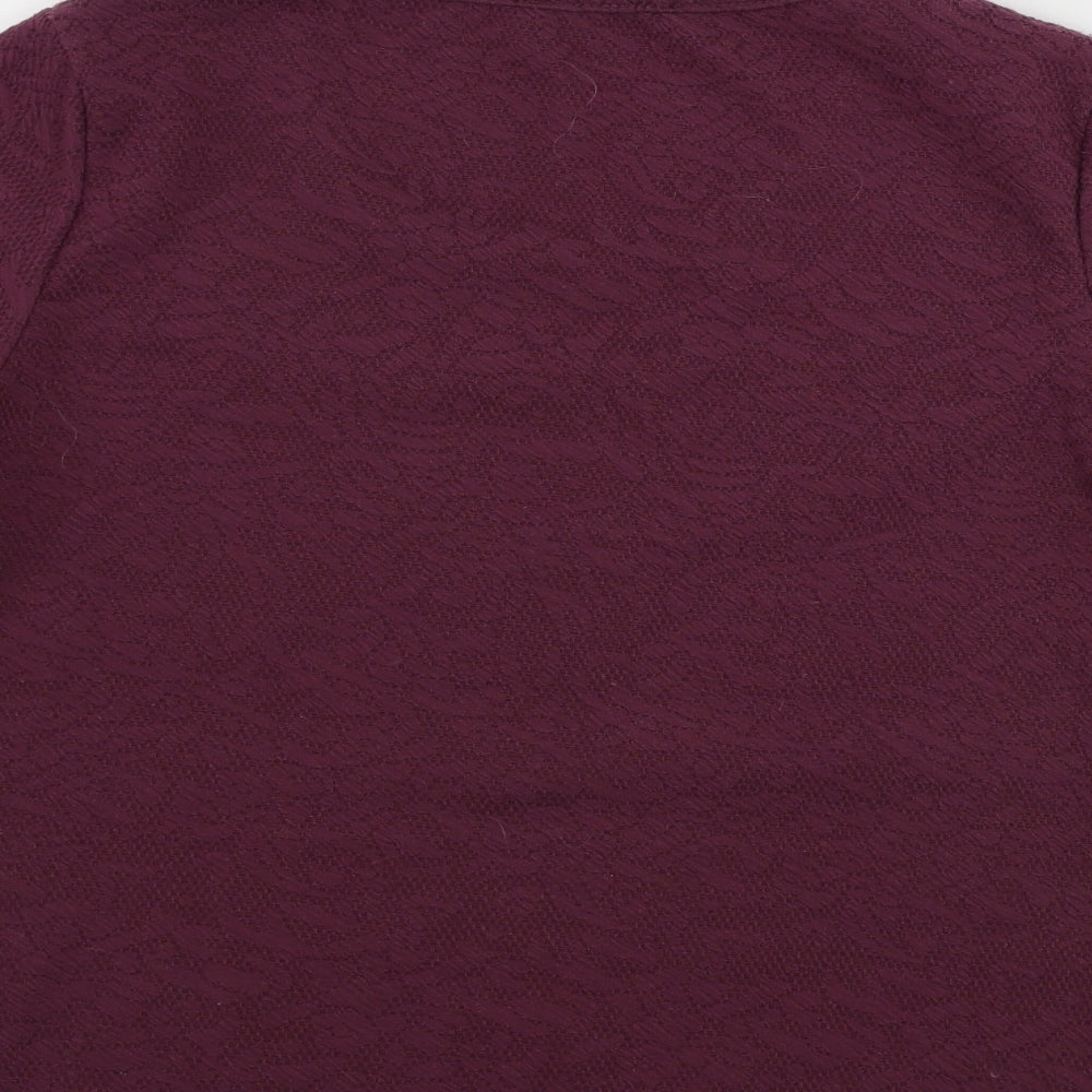 Klass Womens Purple Pullover Jumper Size 8