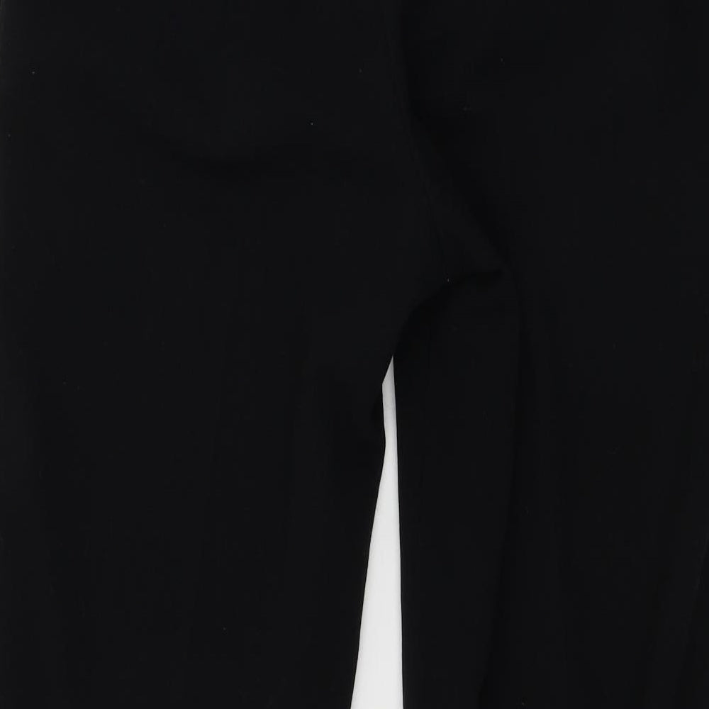 Marks and Spencer Womens Black Trousers Size 6 L26 in