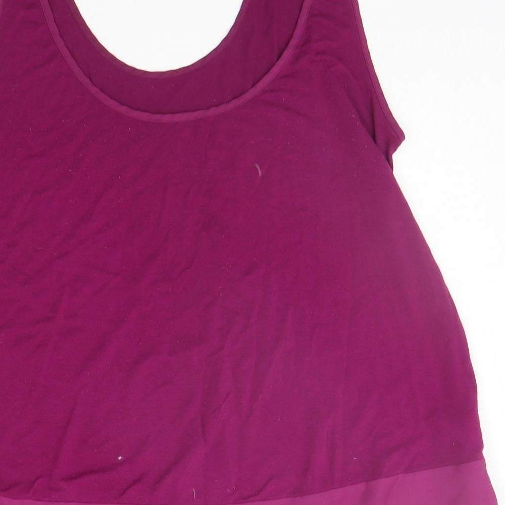 George Womens Purple Basic Tank Size 10