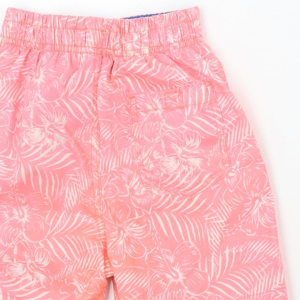 Primark Boys Pink Floral Bermuda Shorts Size 7-8 Years