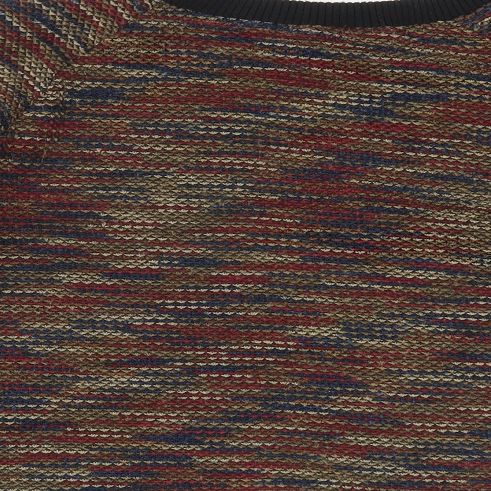 Glamorous Womens Multicoloured Cropped Blouse Size 10