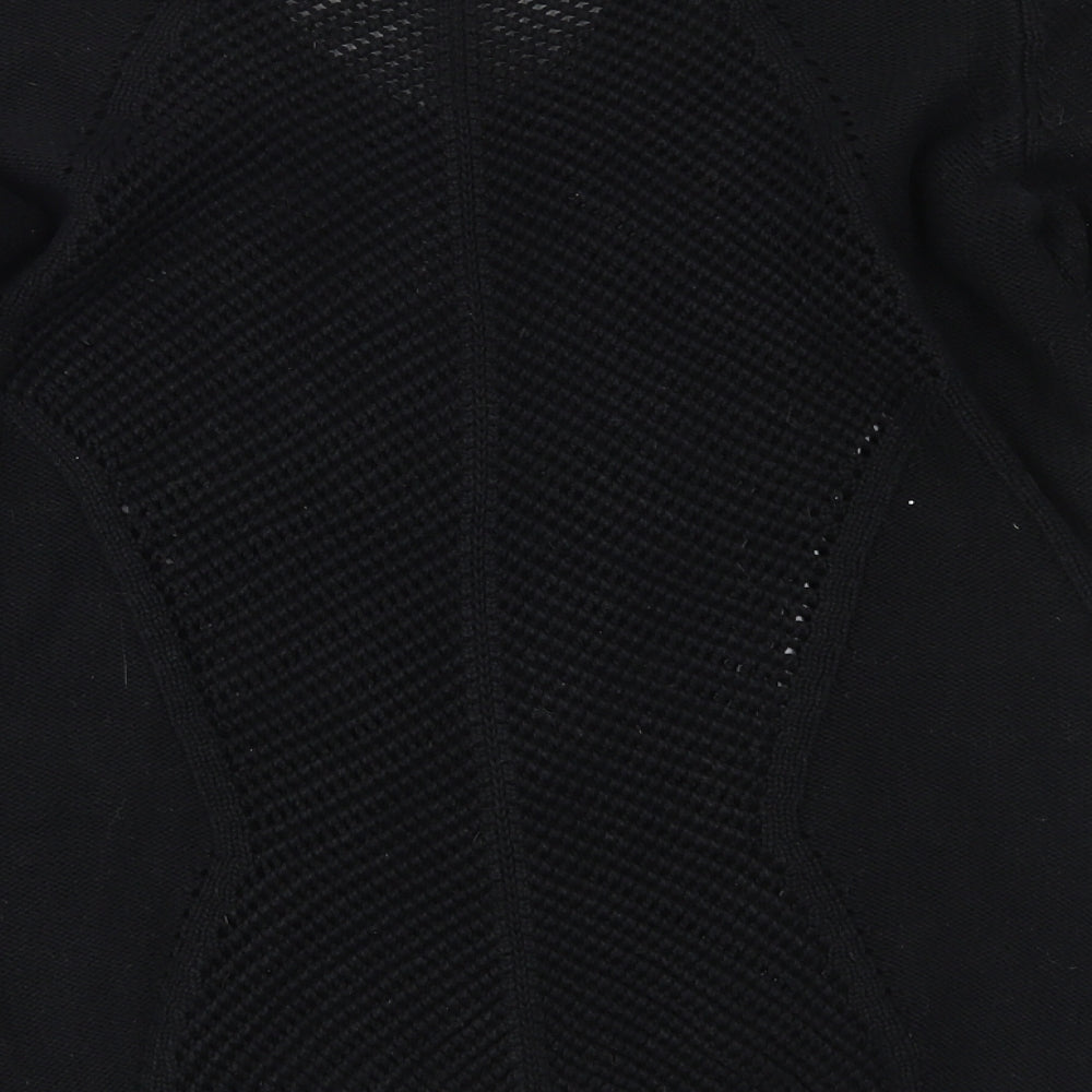 Sheego Womens Black Pullover Jumper Size 14