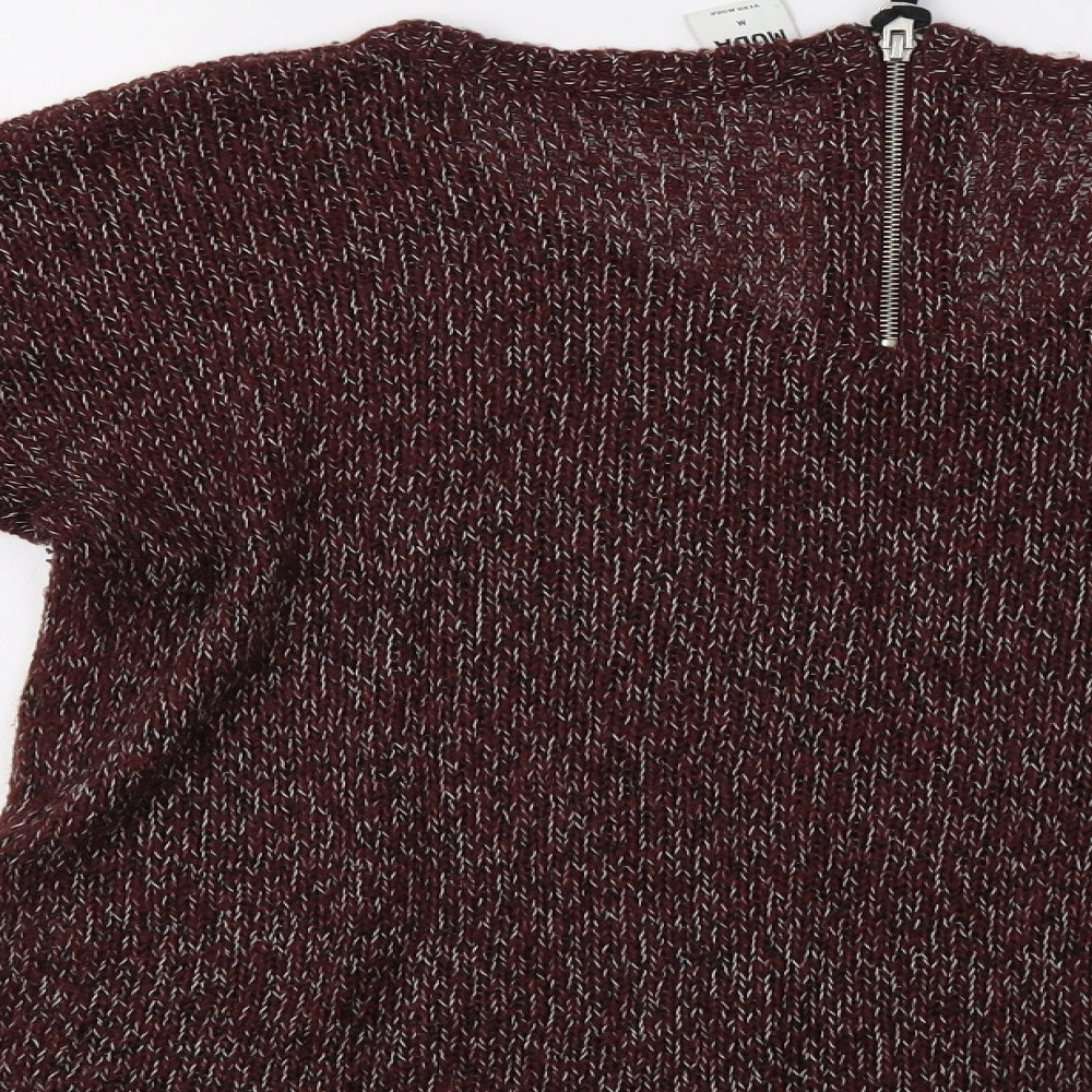 VERO MODA Womens Purple Pullover Jumper Size M