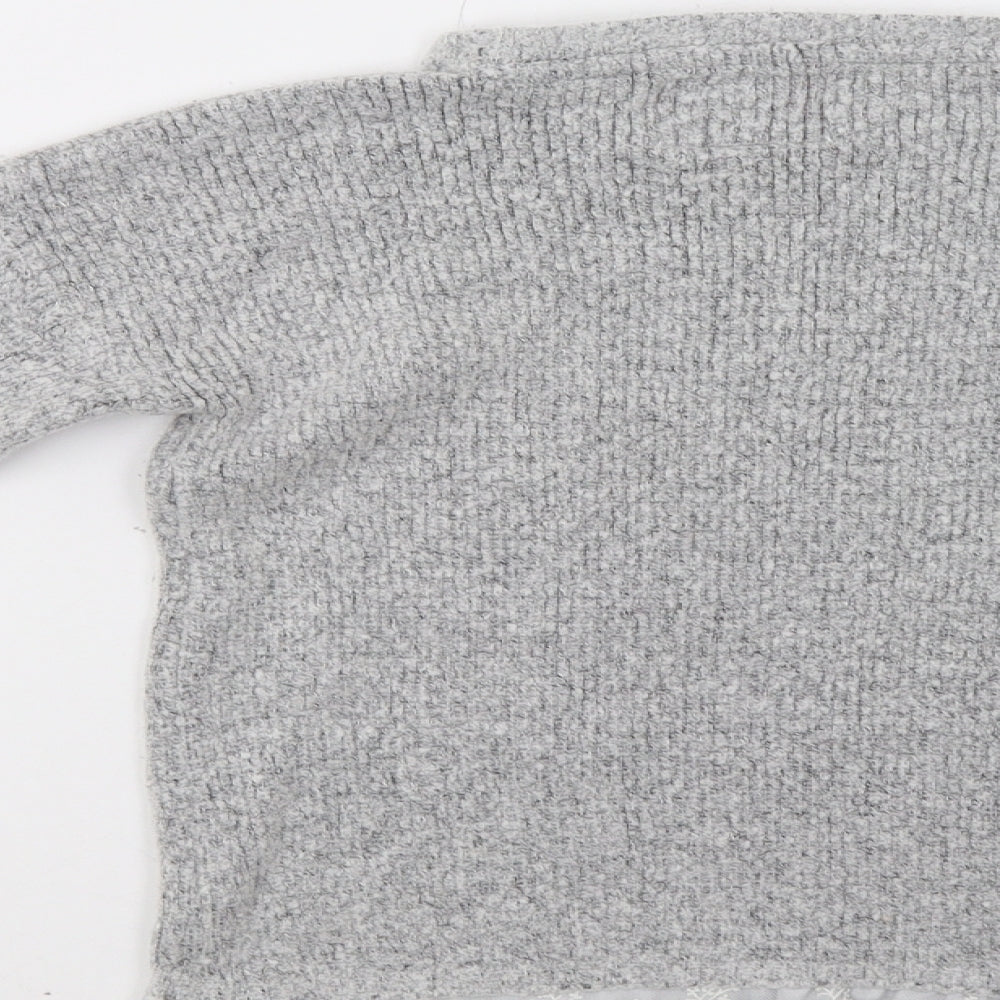 Primark Girls Grey Pullover Jumper Size 11-12 Years - Lace Detail