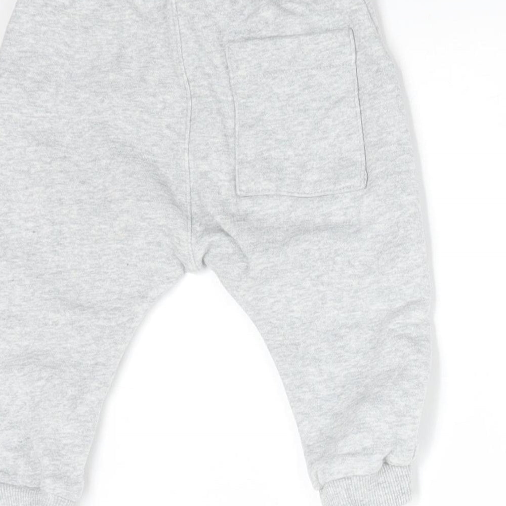 M&S Baby Grey Jogger Leggings Size 6-9 Months