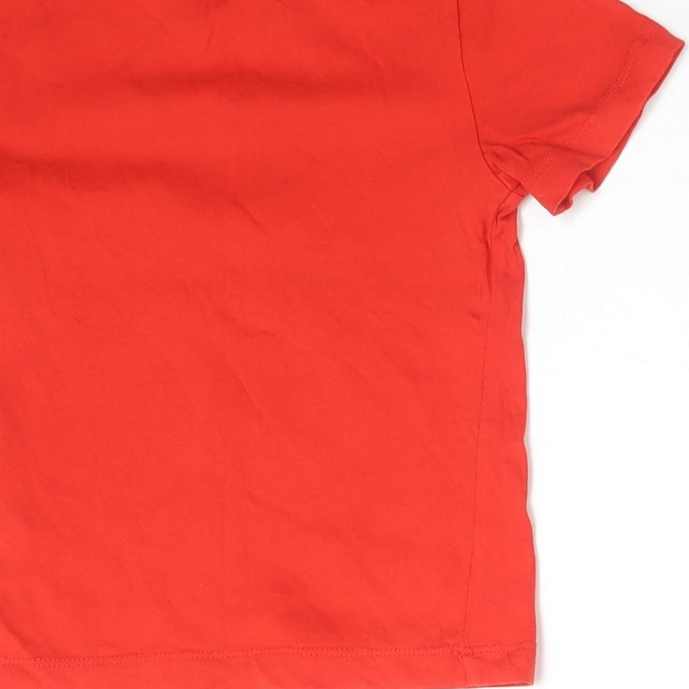 H&M Girls Red Basic T-Shirt Size 3-4 Years - BOAT