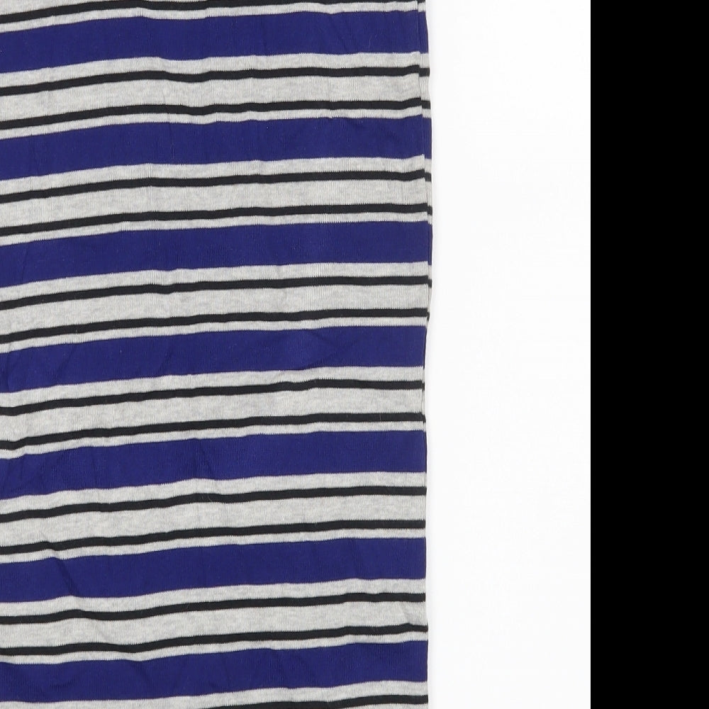 Bershka Womens Multicoloured Striped Straight & Pencil Skirt Size S