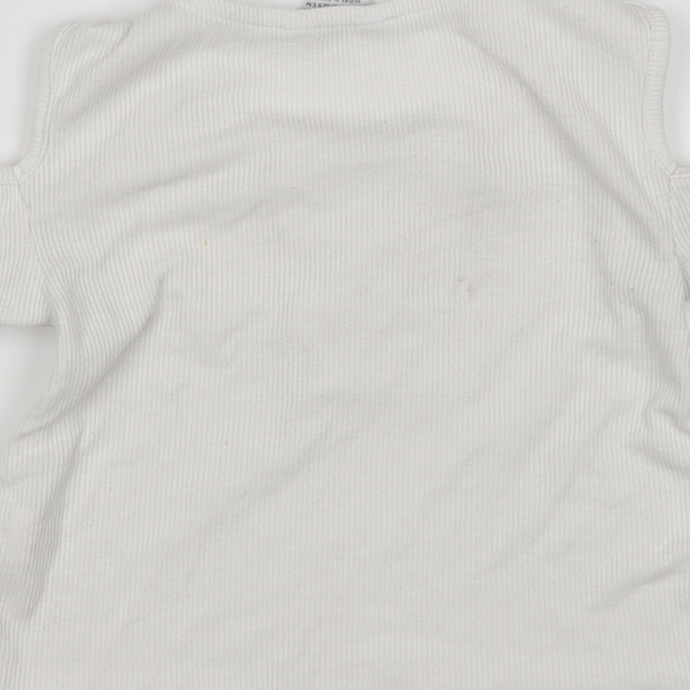 Primark Girls White Pullover Jumper Size 7-8 Years