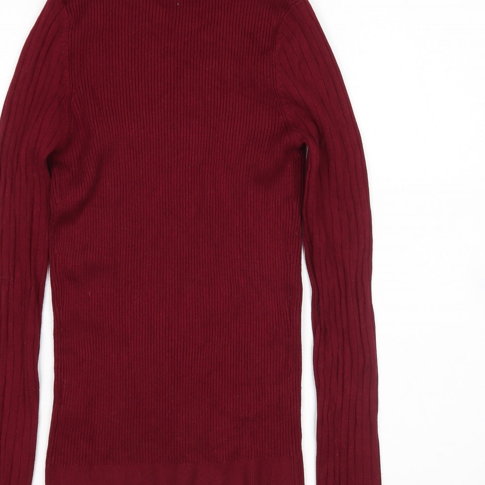 New Look Womens Purple Pullover Jumper Size 12