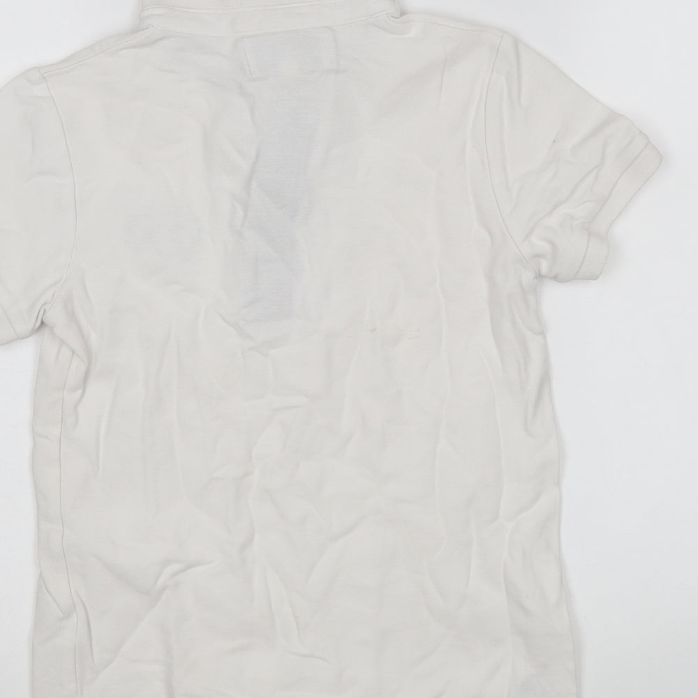 Hampton Republic Boys White Basic Polo Size 9-10 Years
