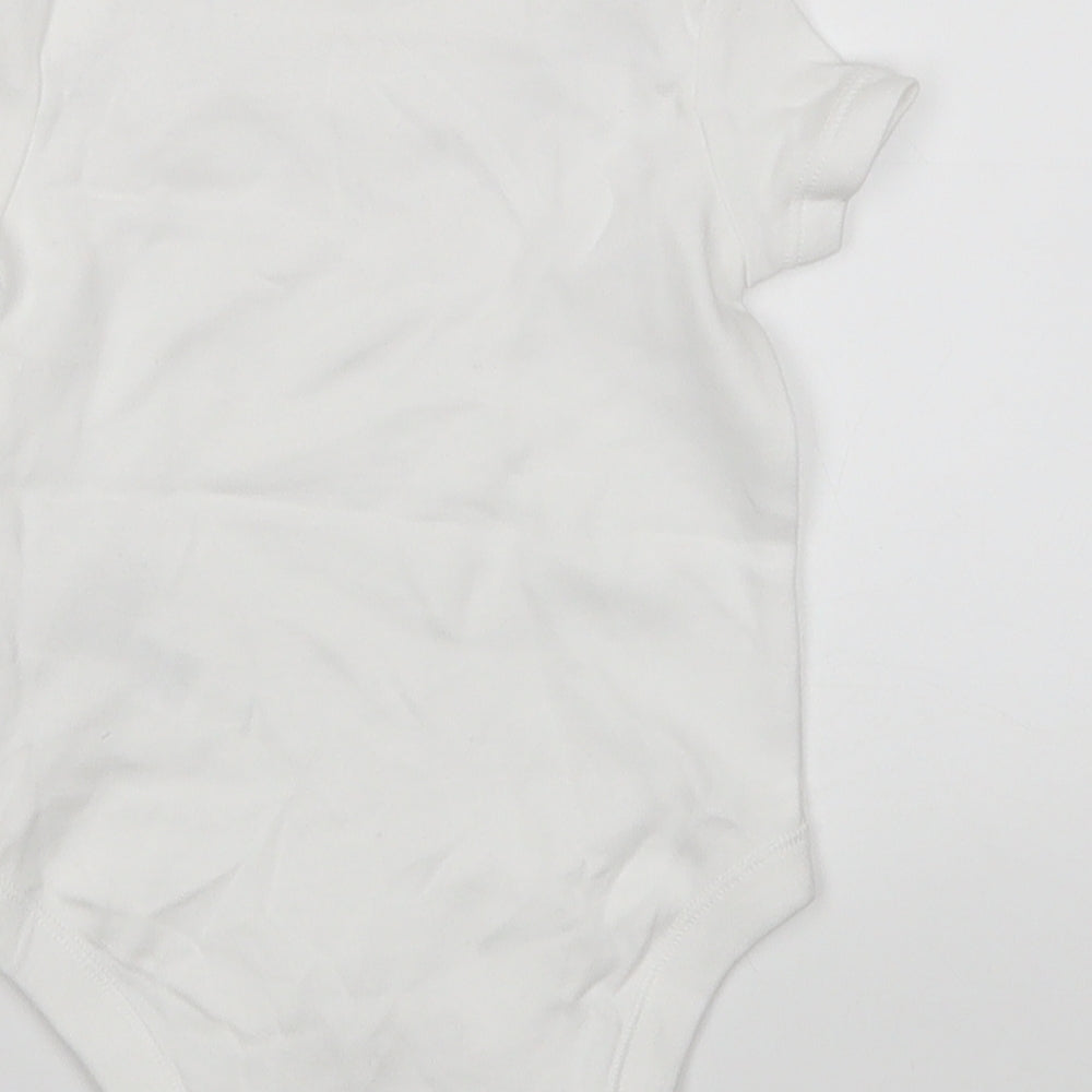 F&F Baby White Leotard One-Piece Size 3-6 Months
