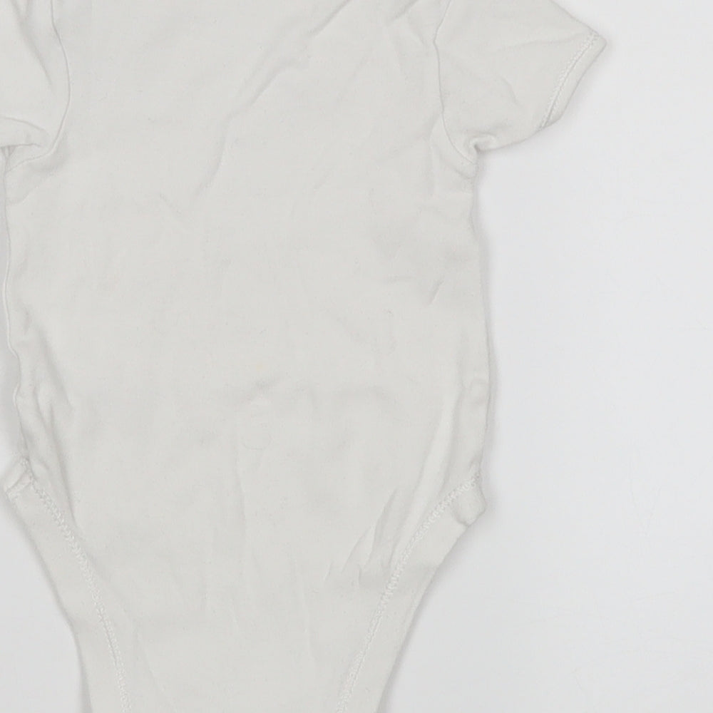George Baby White Leotard One-Piece Size 3-6 Months