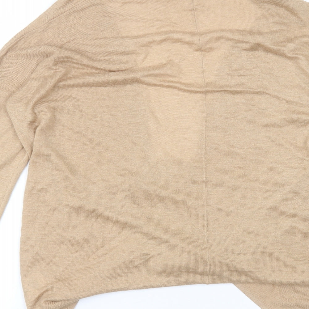 H&M Womens Beige Cardigan Jumper Size S