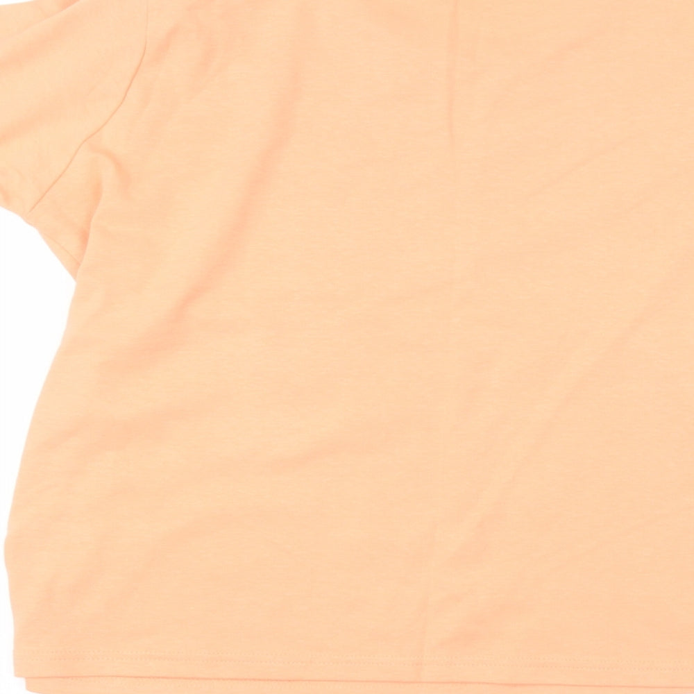 EWM Womens Pink Basic T-Shirt Size M