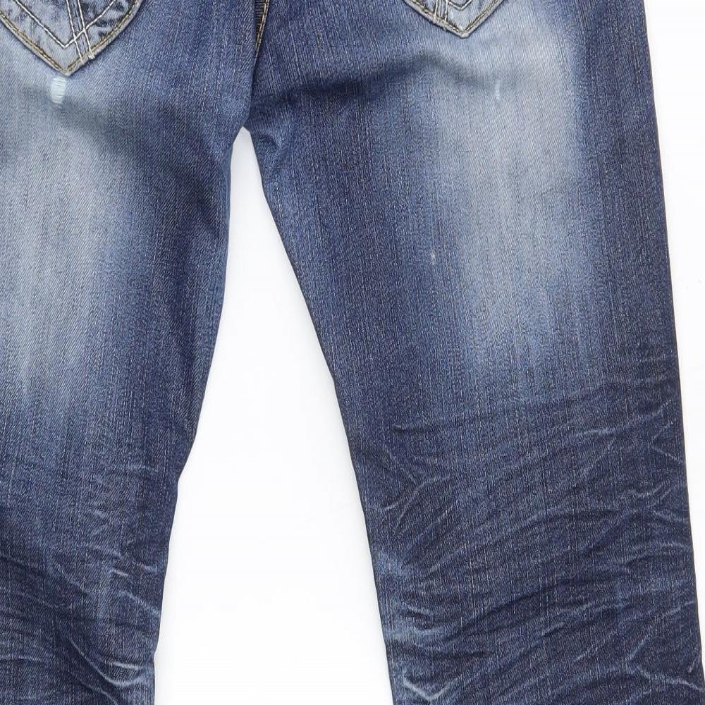 mod Womens Blue Straight Jeans Size 29 in L30 in