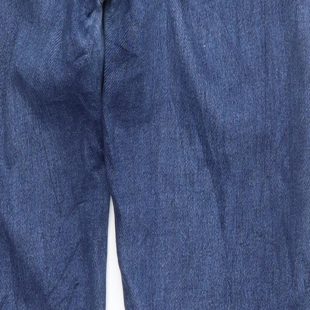 Preworn Womens Blue Straight Jeans Size 14 L30 in
