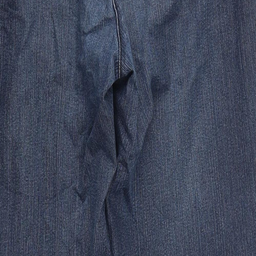 ZERRES Womens Blue Straight Jeans Size 12 L28 in