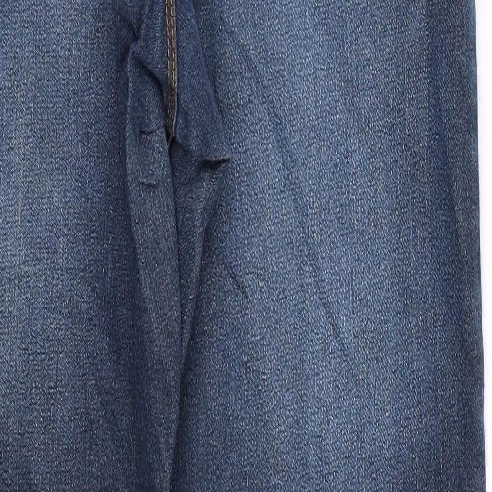 elle nor Womens Blue Straight Jeans Size 28 in L30 in