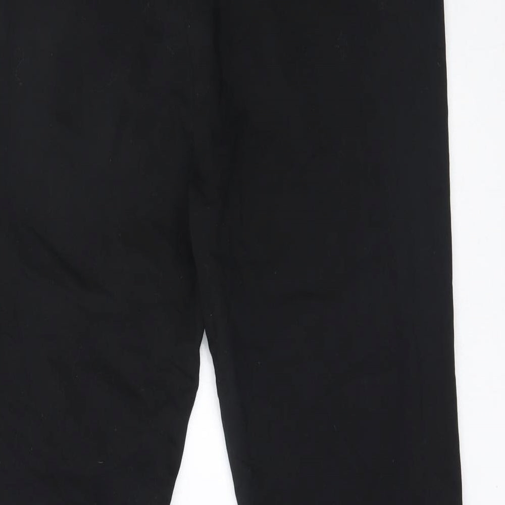 monnari Womens Black Trousers Size 12 L23 in
