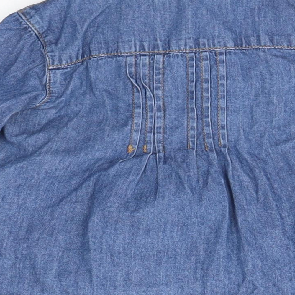 Baby Club Baby Blue Basic Blouse Size 12 Months