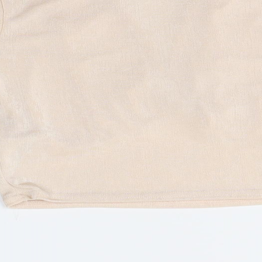Missguided Womens Pink Basic Blouse Size 12