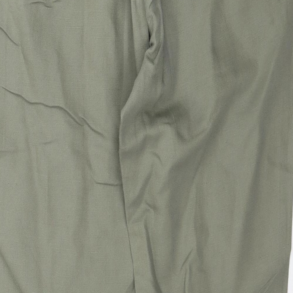 Linen Weekend Womens Green Trousers Size S L29 in