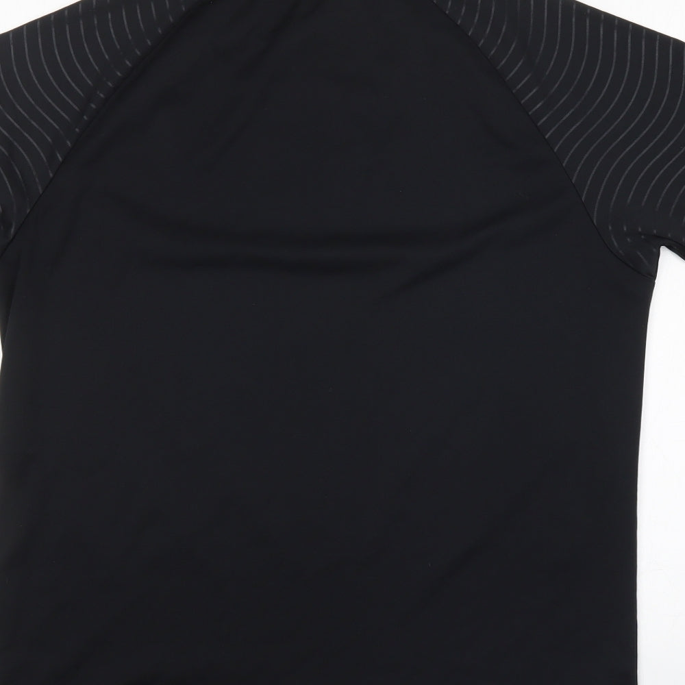 Saxnet Limited Mens Black T-Shirt Size L