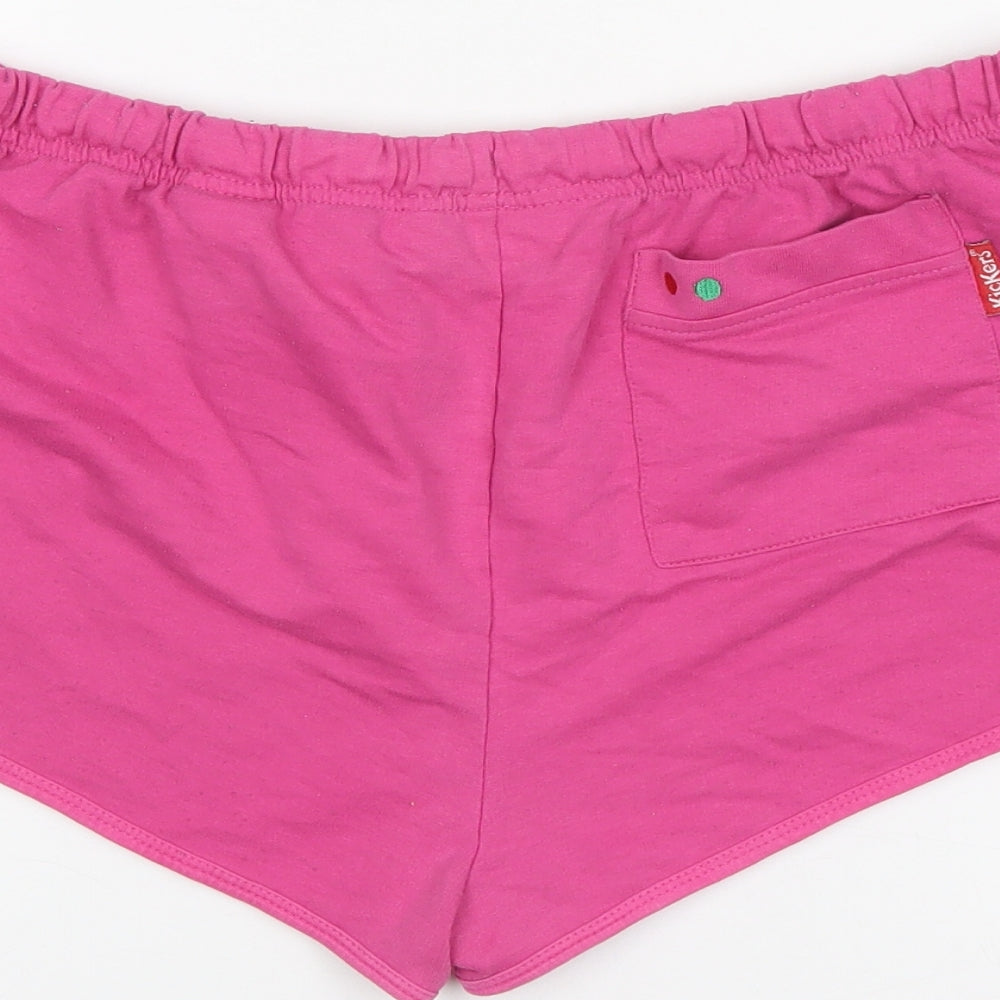 Kickers Womens Pink Culotte Shorts Size 16
