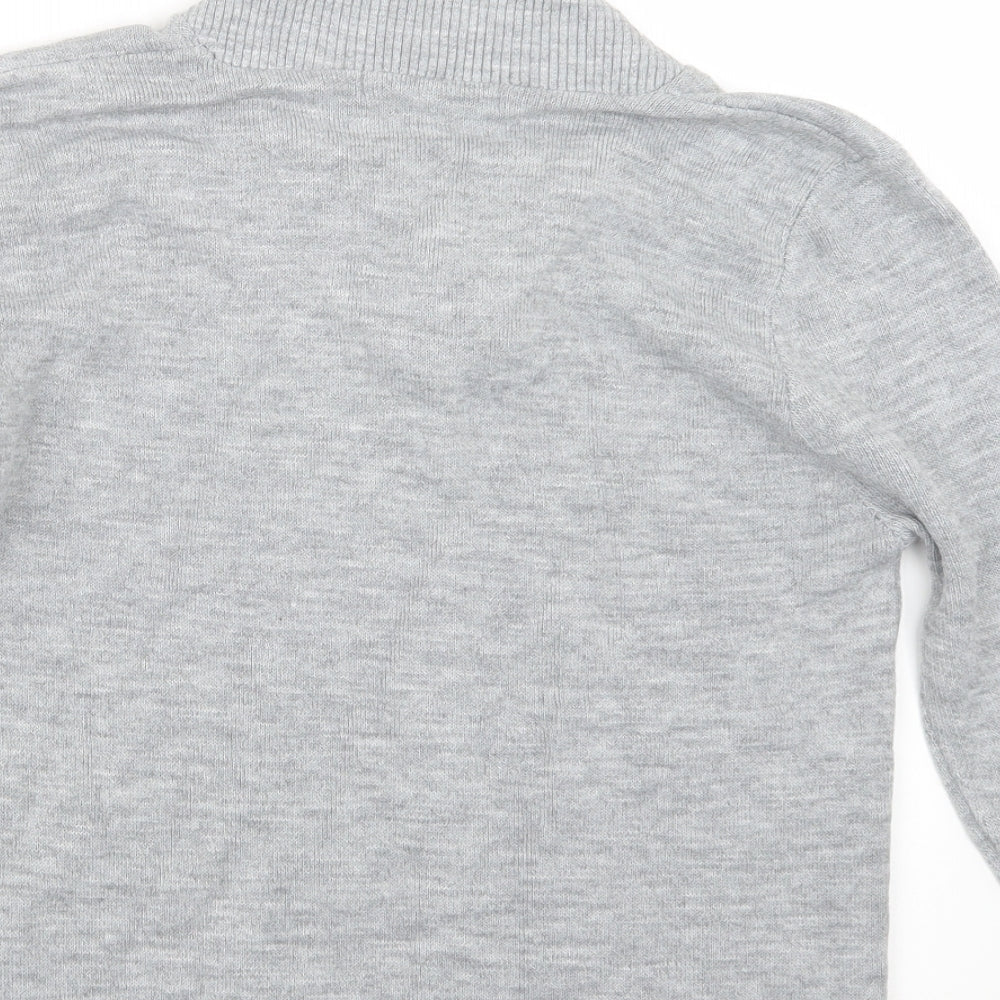 FABRIZIO Womens Grey Knit Pullover Jumper Size XL