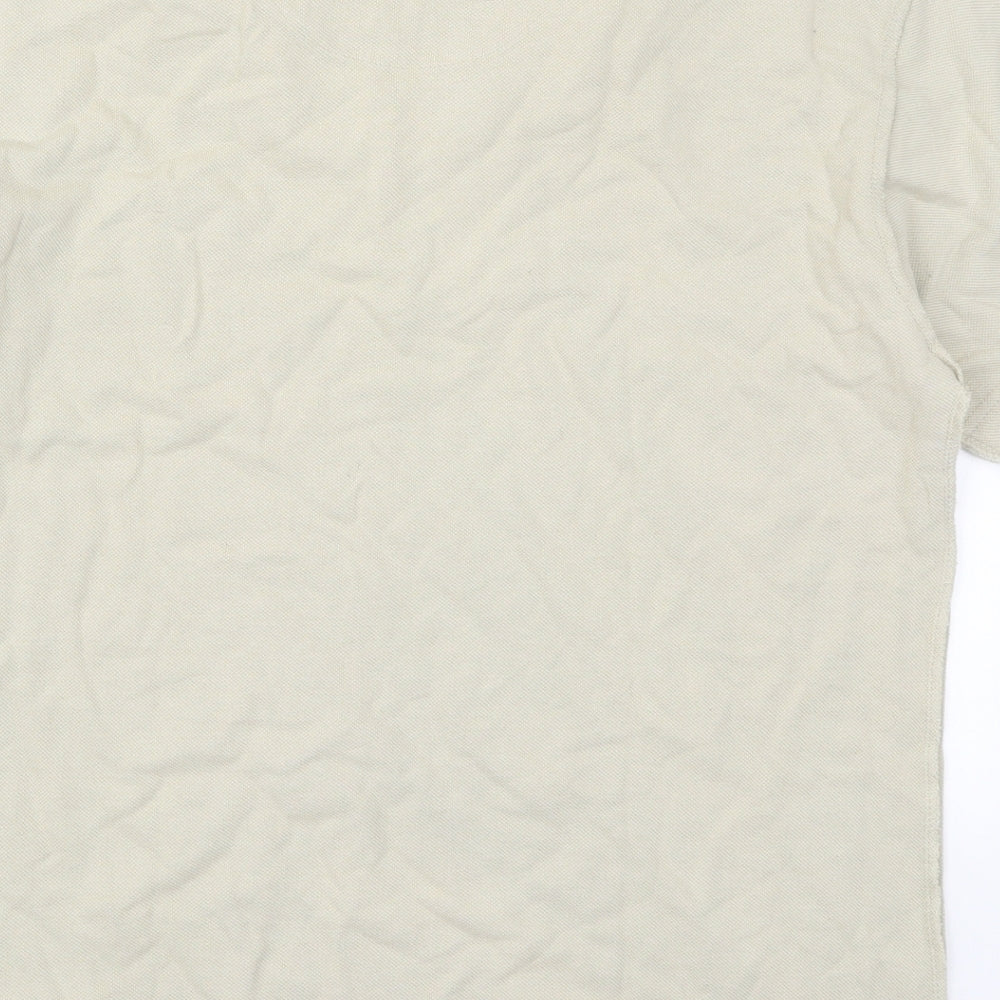 Cedarwood State Mens Beige Polo Size M