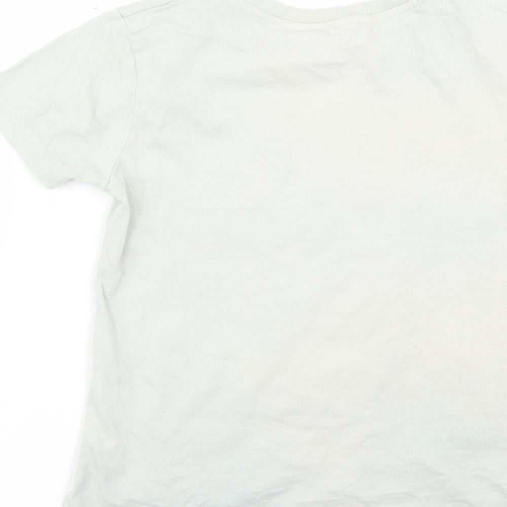 pep&co Boys Green Basic T-Shirt Size 6-7 Years