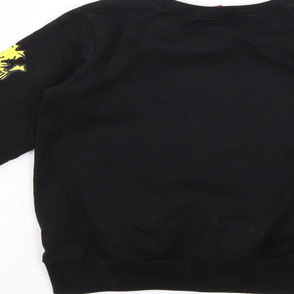 NEXT Girls Black Pullover Jumper Size 9 Years