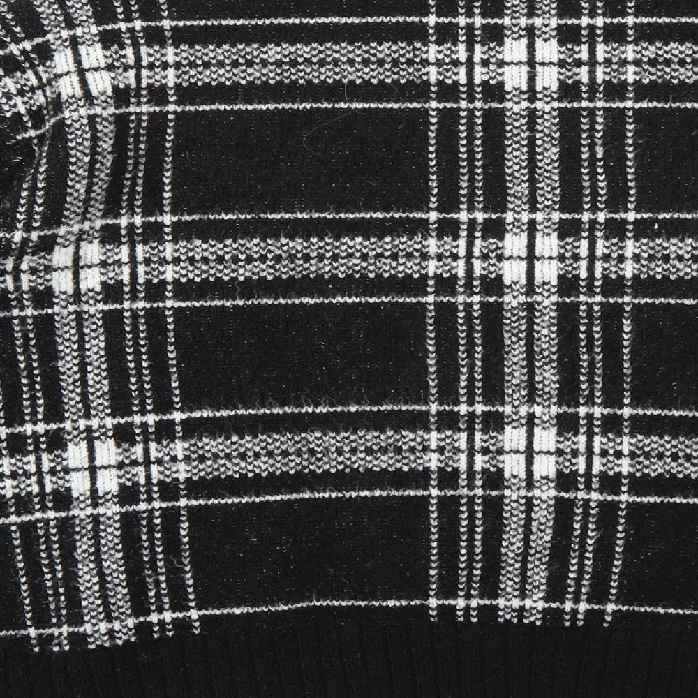 Marks & Spencer Womens Multicoloured Check Pullover Jumper Size M