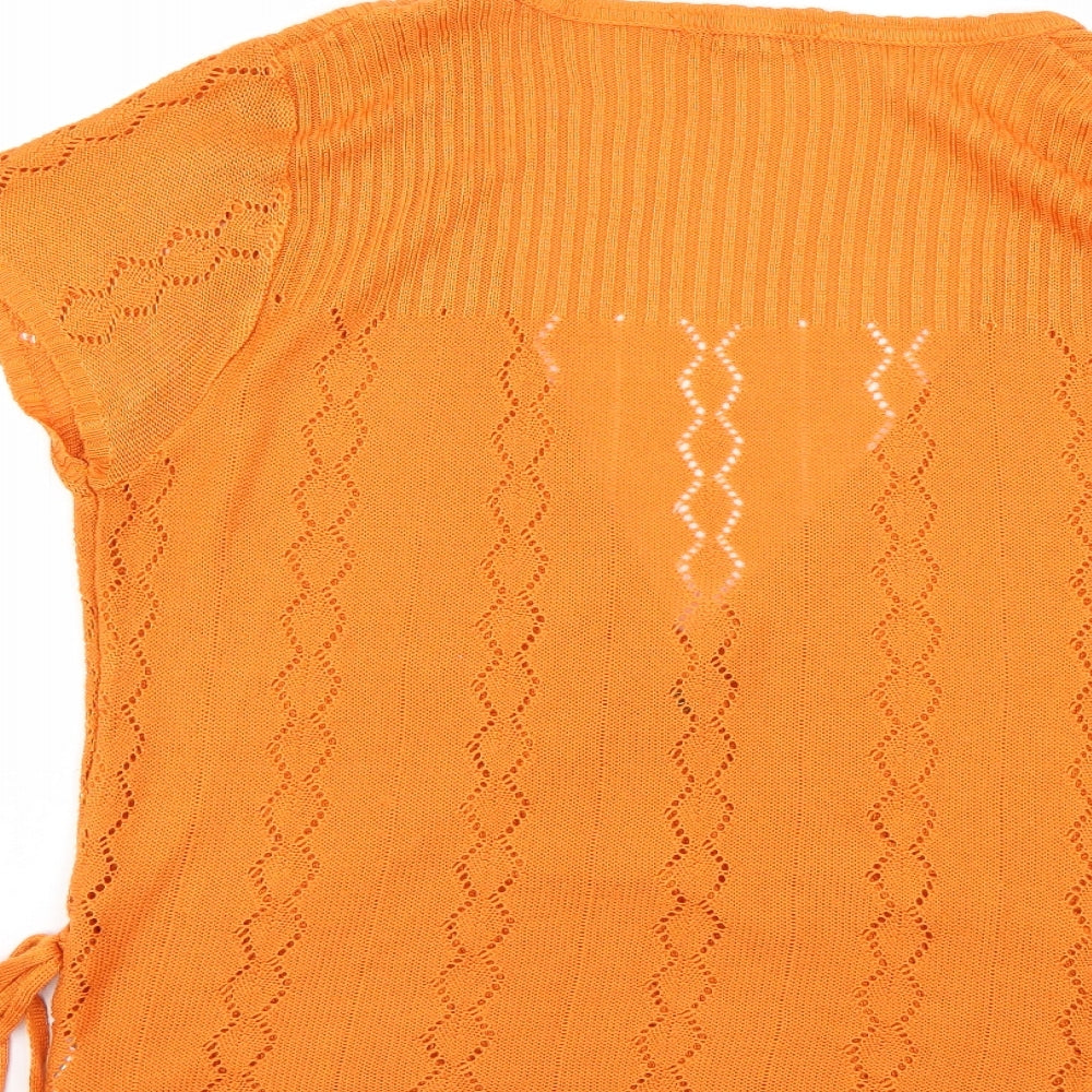 Dorothy Perkins Womens Orange Pullover Jumper Size 16