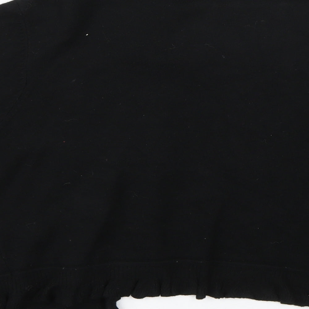 M&Co Womens Black Cardigan Jumper Size L