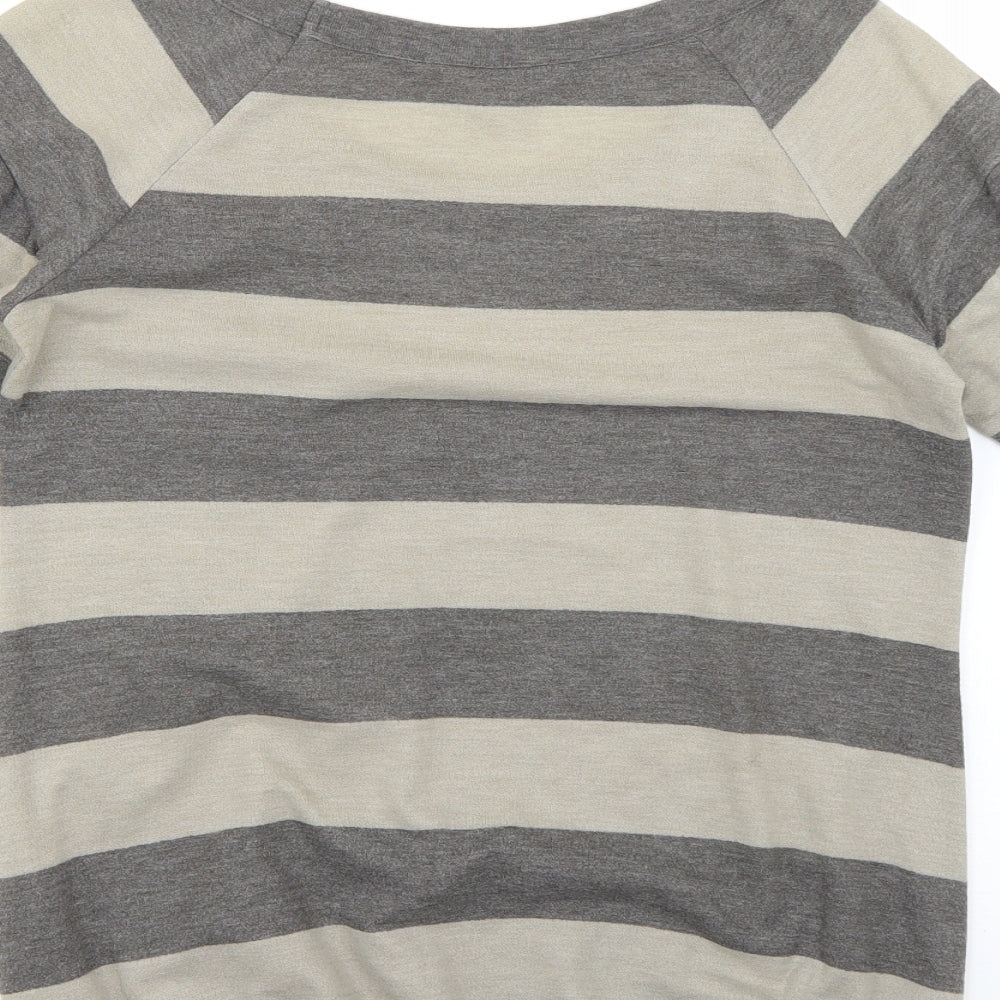 Dorothy Perkins Womens Multicoloured Striped Pullover Jumper Size 12