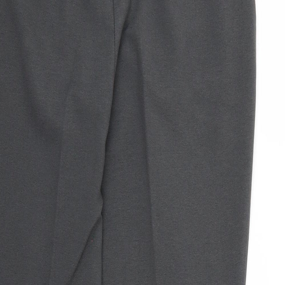 evie Womens Grey Trousers Size 10 L28 in