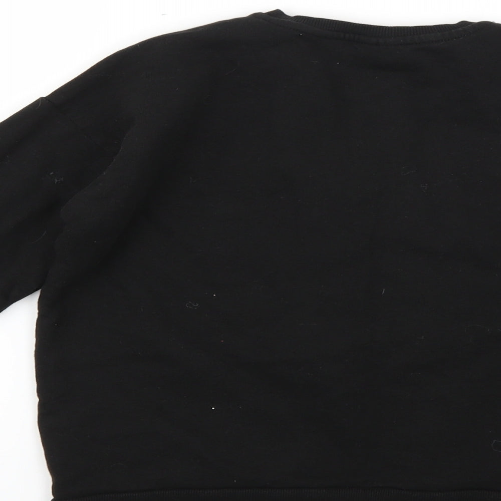 George Girls Black Pullover Jumper Size 11-12 Years