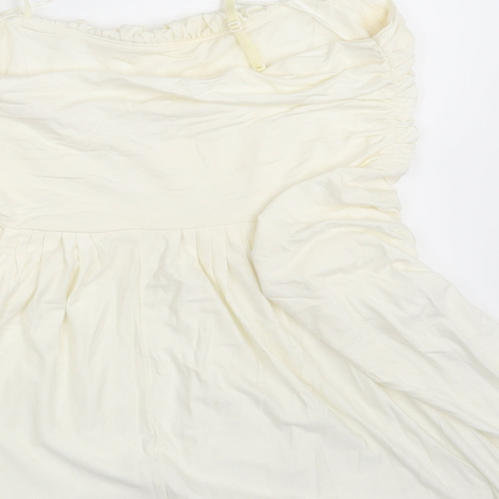 River Island Womens Ivory Fit & Flare Size 8